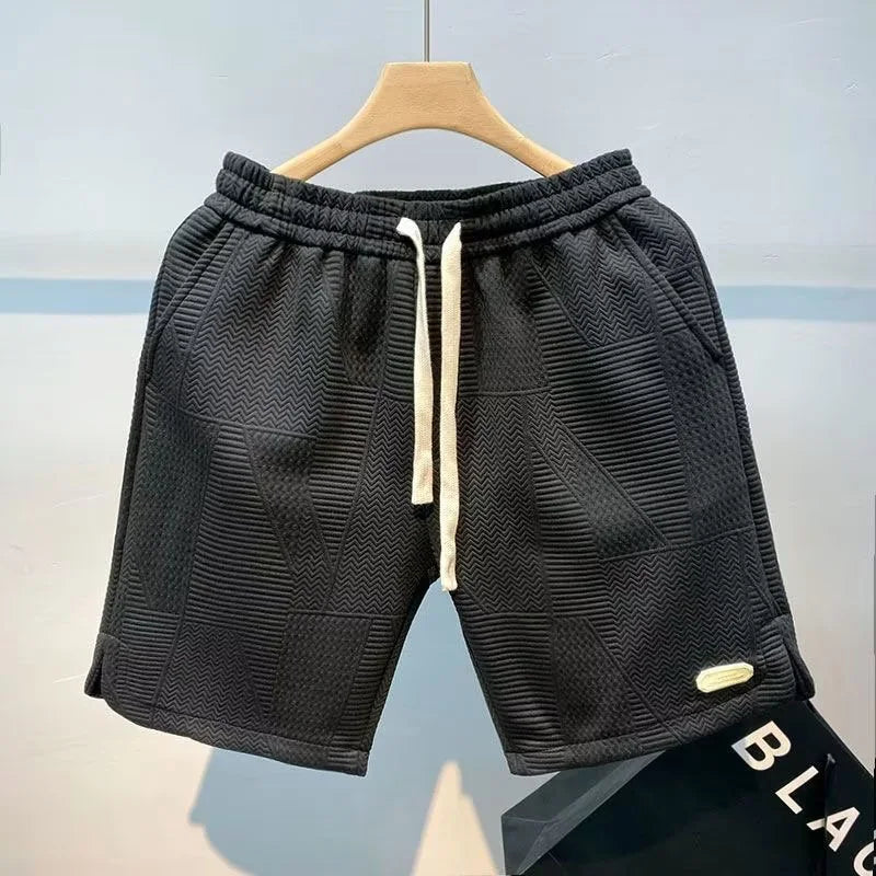 Fiskbensmönster herrshorts med Ice-Silk-teknik – Milo