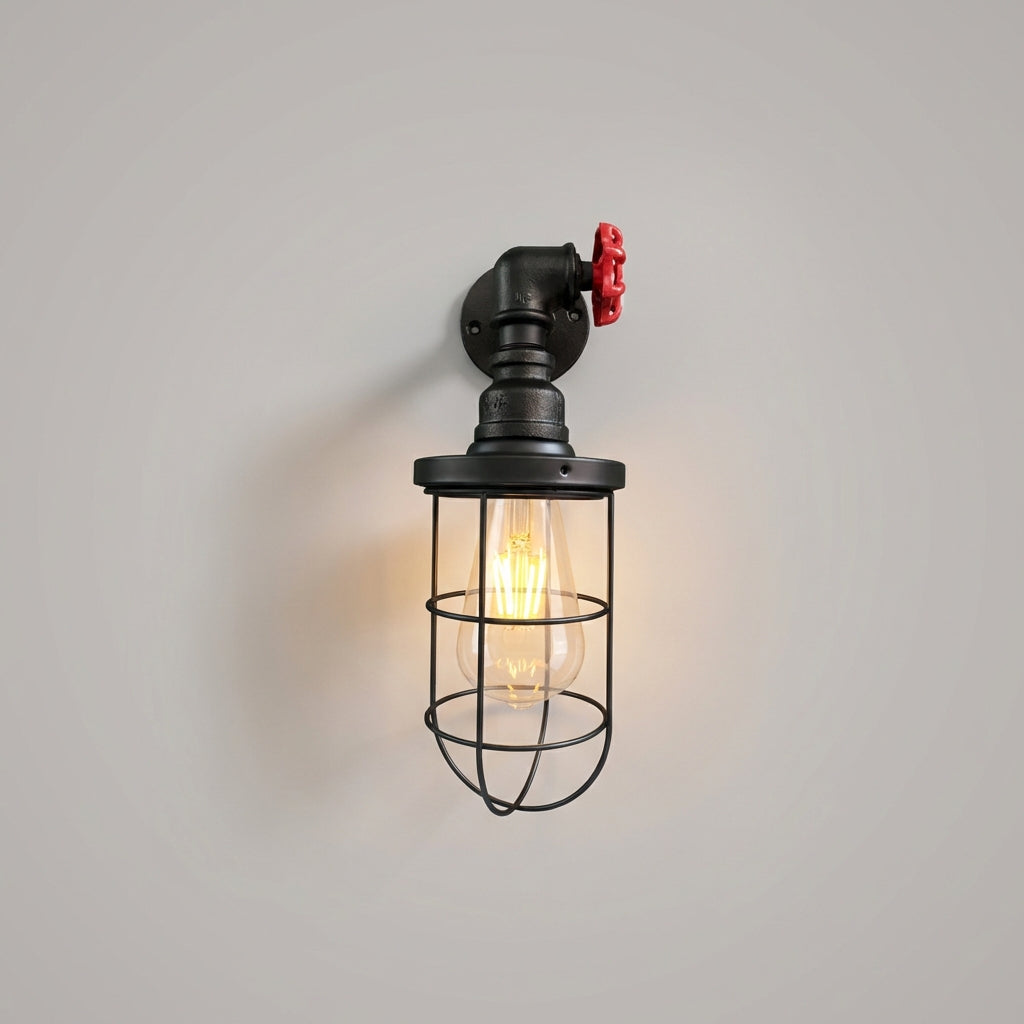 Industrial Style Wall Sconce -  Aurelume