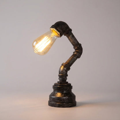 Industrial Inspired Tabletop Lamp -  Streamori