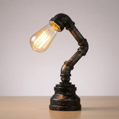 Industrial Inspired Tabletop Lamp -  Streamori