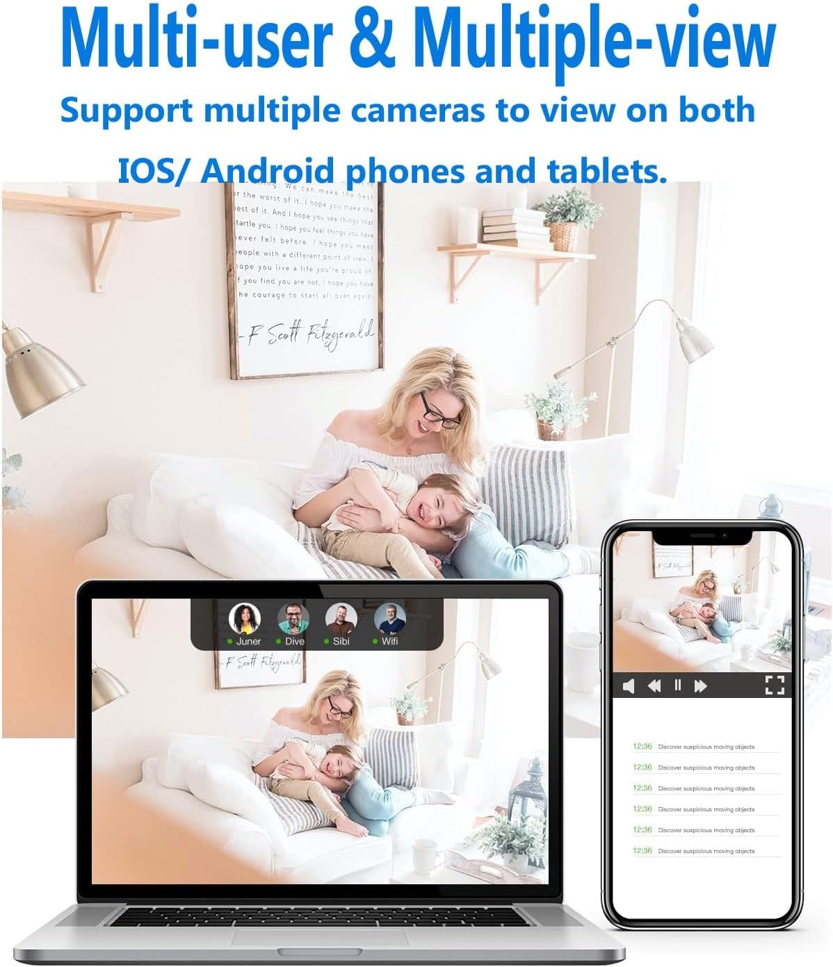 Indoor Camera | Night Vision & Motion Detection | Wi-Fi Access 6