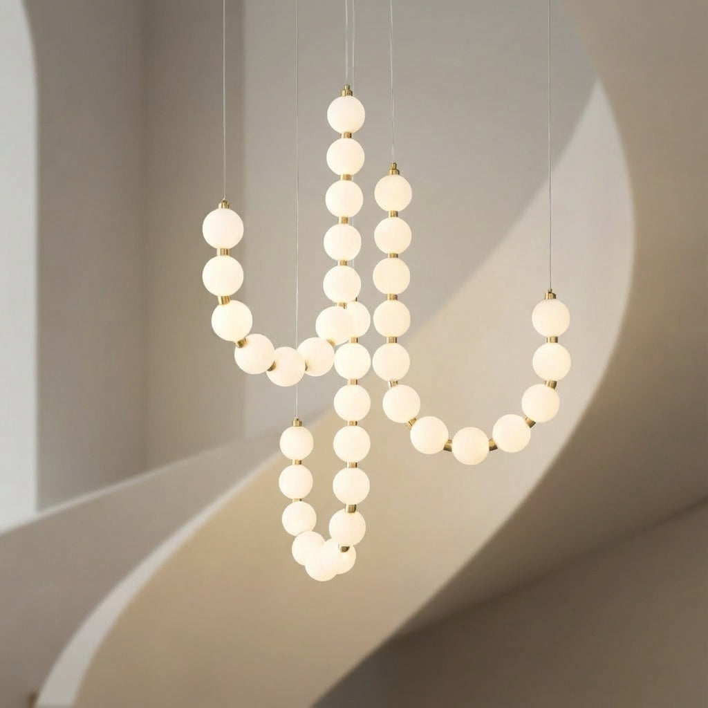 Jewel Inspired Pendant Chandelier -  Pearluxe