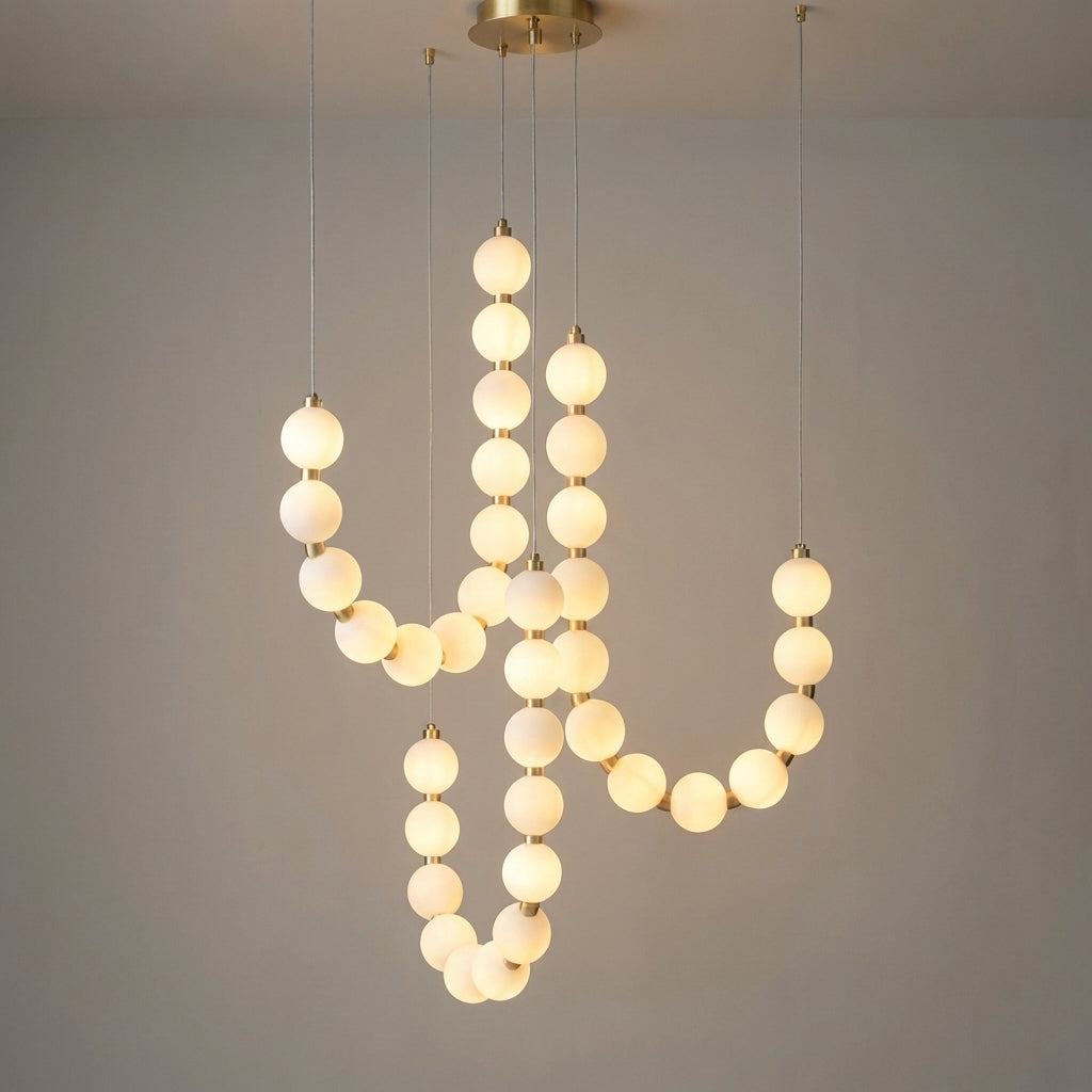 Jewel Inspired Pendant Chandelier -  Pearluxe