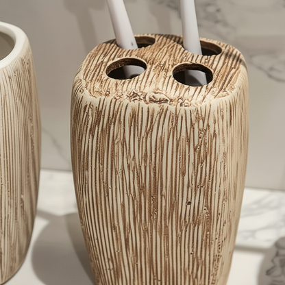 Keramik Badezimmer Set - Bathwoodly