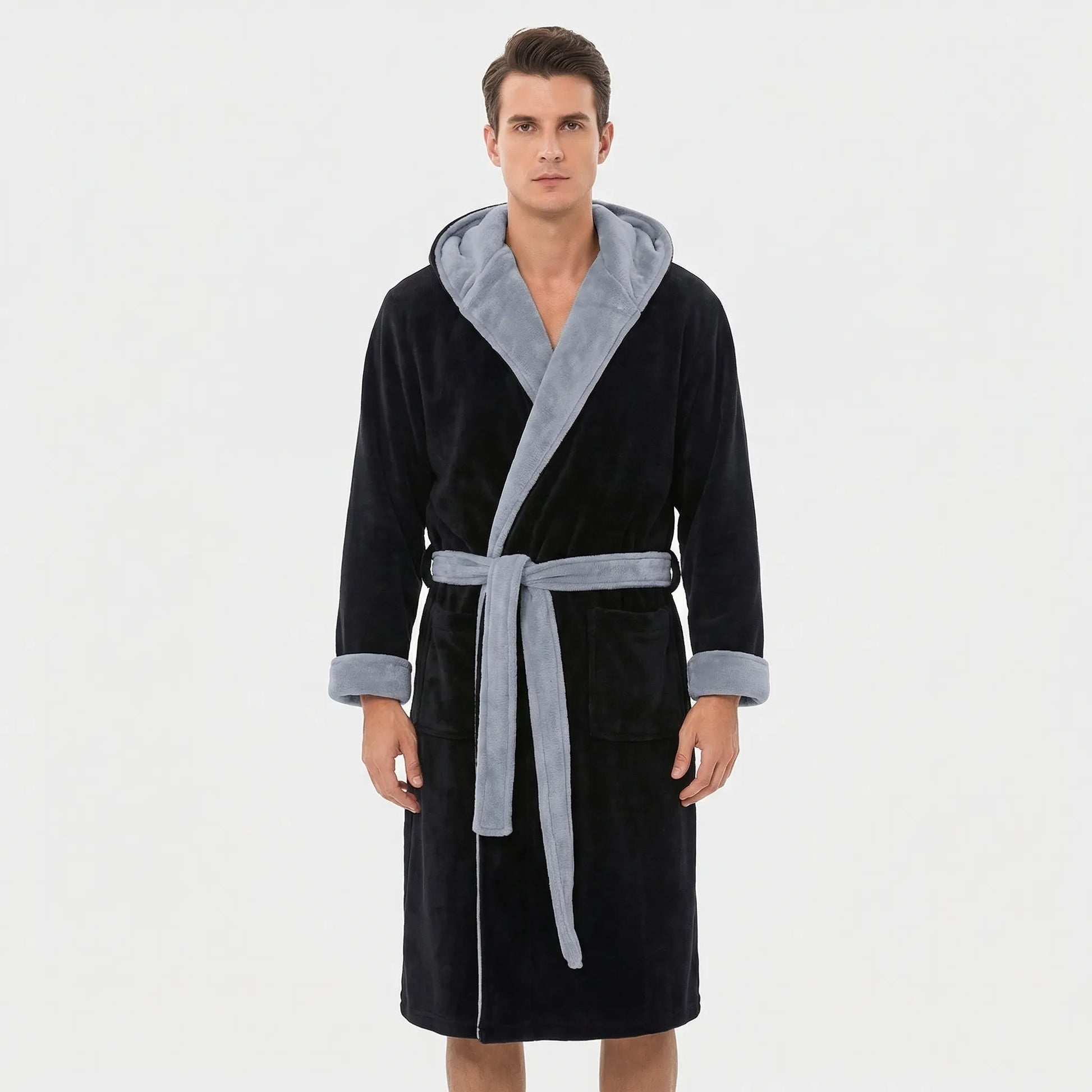 Kimono-Style Belted Bath Robe - Mario