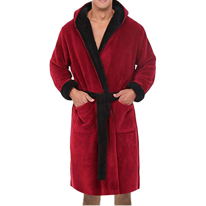 Kimono-Style Belted Bath Robe - Mario