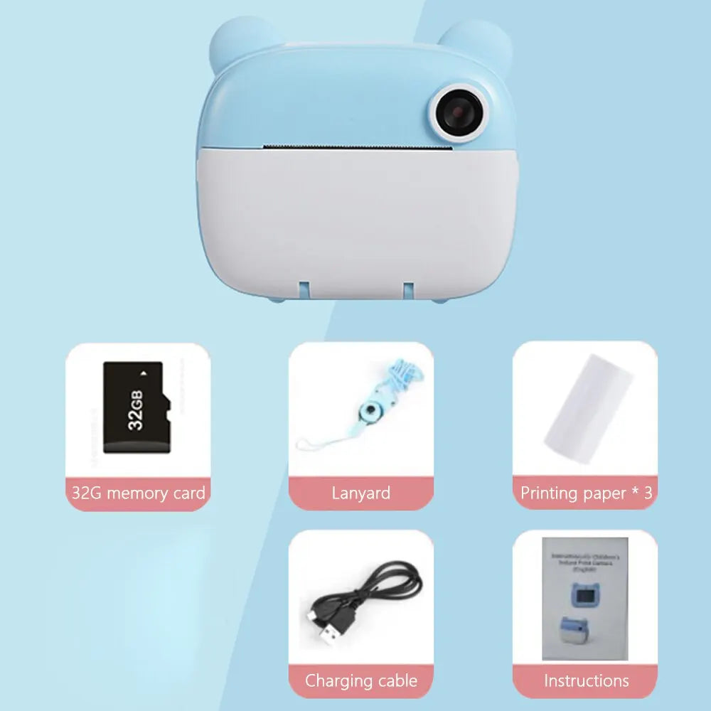 Instantkamera för barn med utskriftsfunktion – FotoSpaß Mini