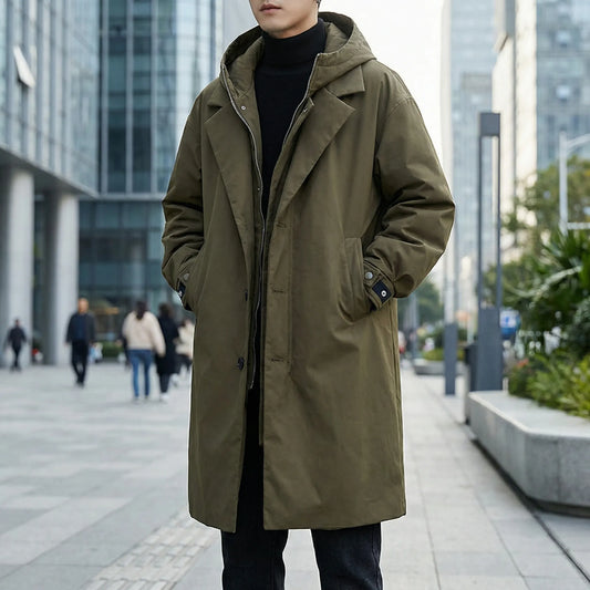 Klassischer Parka-Trenchcoat Für Herren - Armando