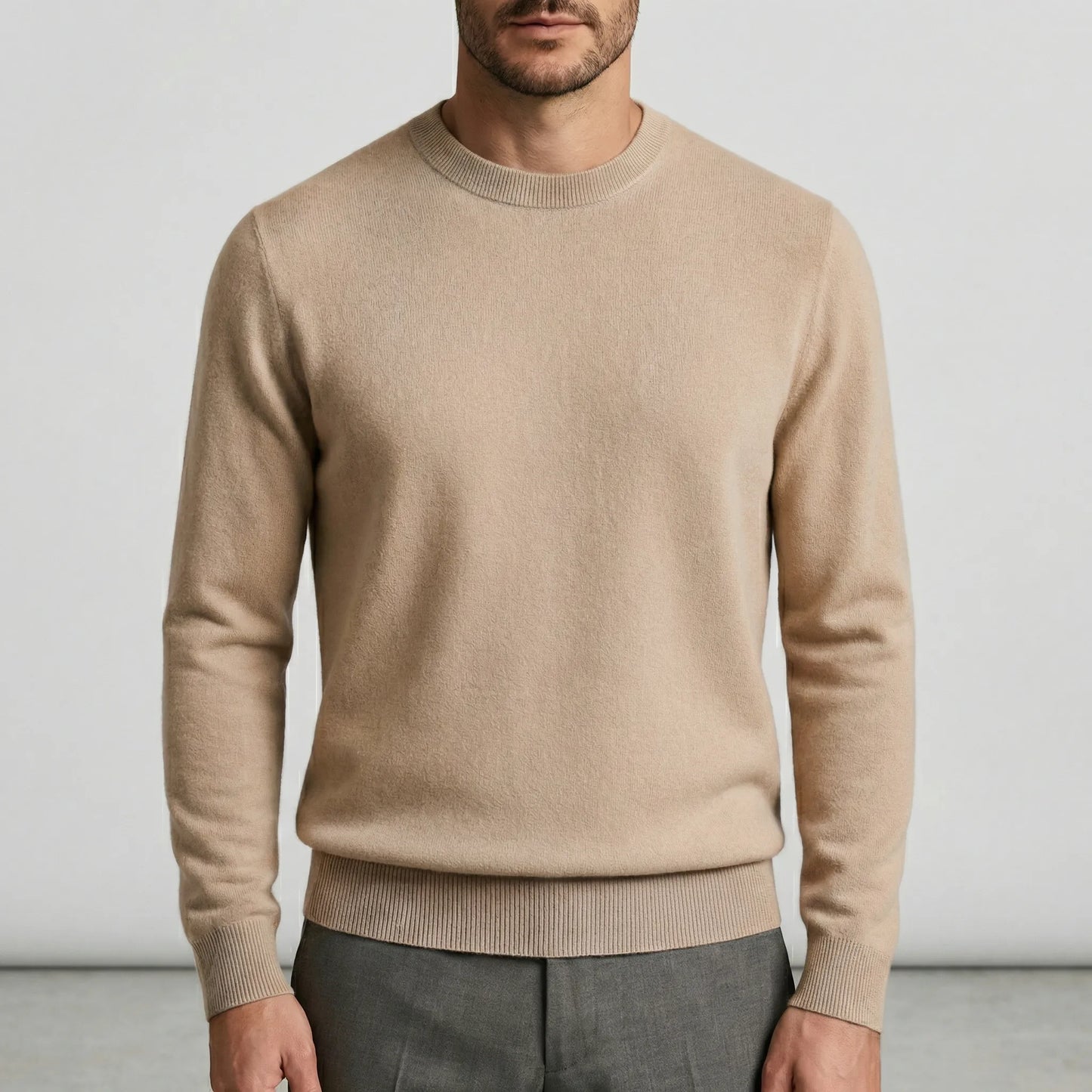 Klassischer Rundkragen-Pullover - Ludwig
