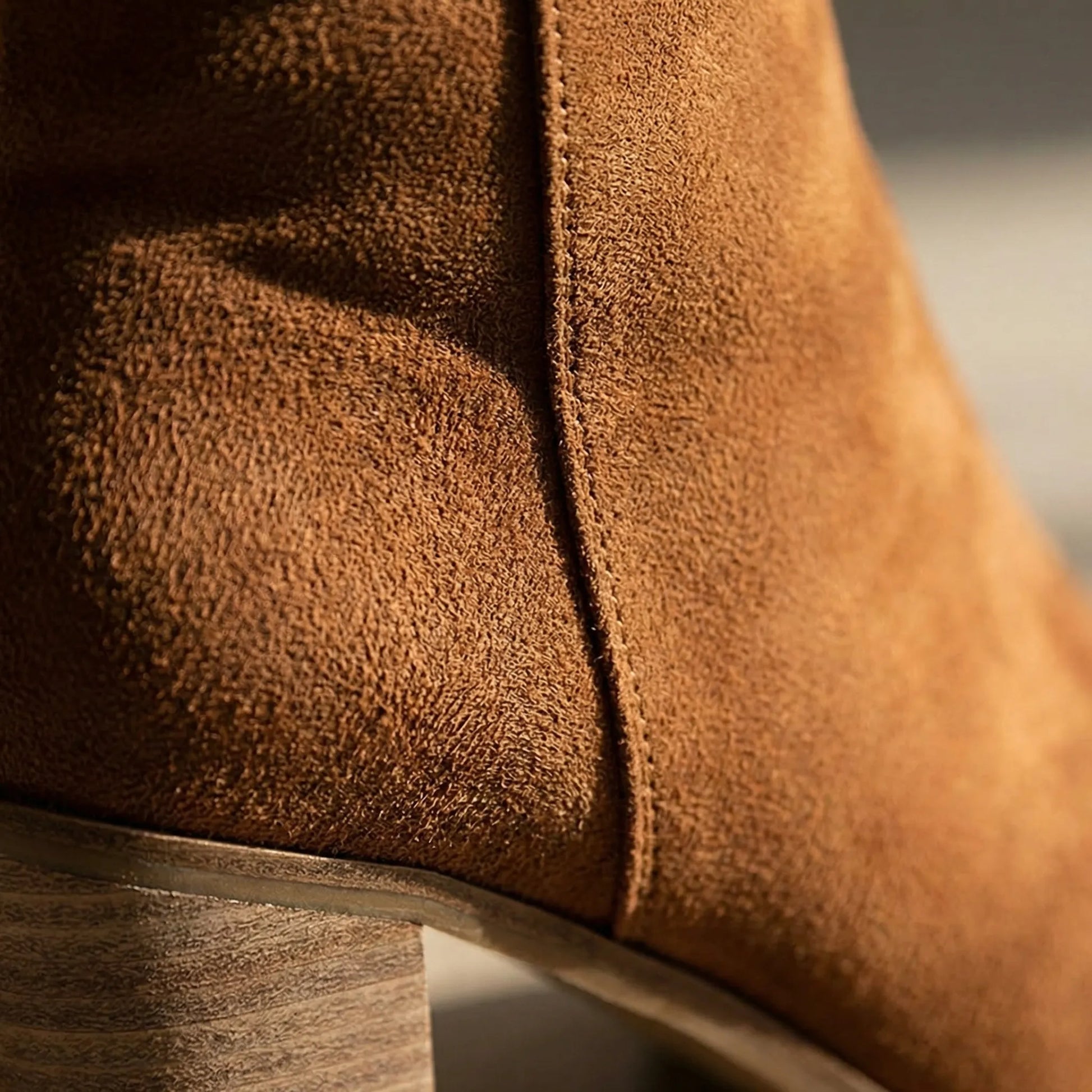 Knielaarzen Met Blokhak - Laverne