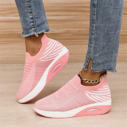 Ergonomiska mesh-sneakers med luftdämpning för damer – Alina