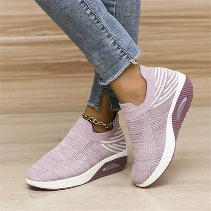 Ergonomiska mesh-sneakers med luftdämpning för damer – Alina