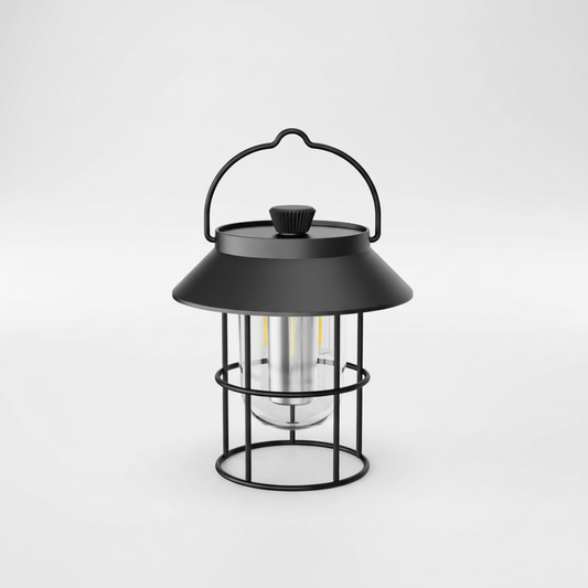 Kompakte Retro Campinglampe - CampAura