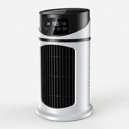 Kompakter Tischventilator Mit Integrierter Wasserkühlung - Breezify