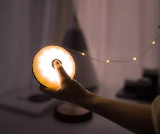 Uppladdningsbart LED-stämningsljus – LunaGlow
