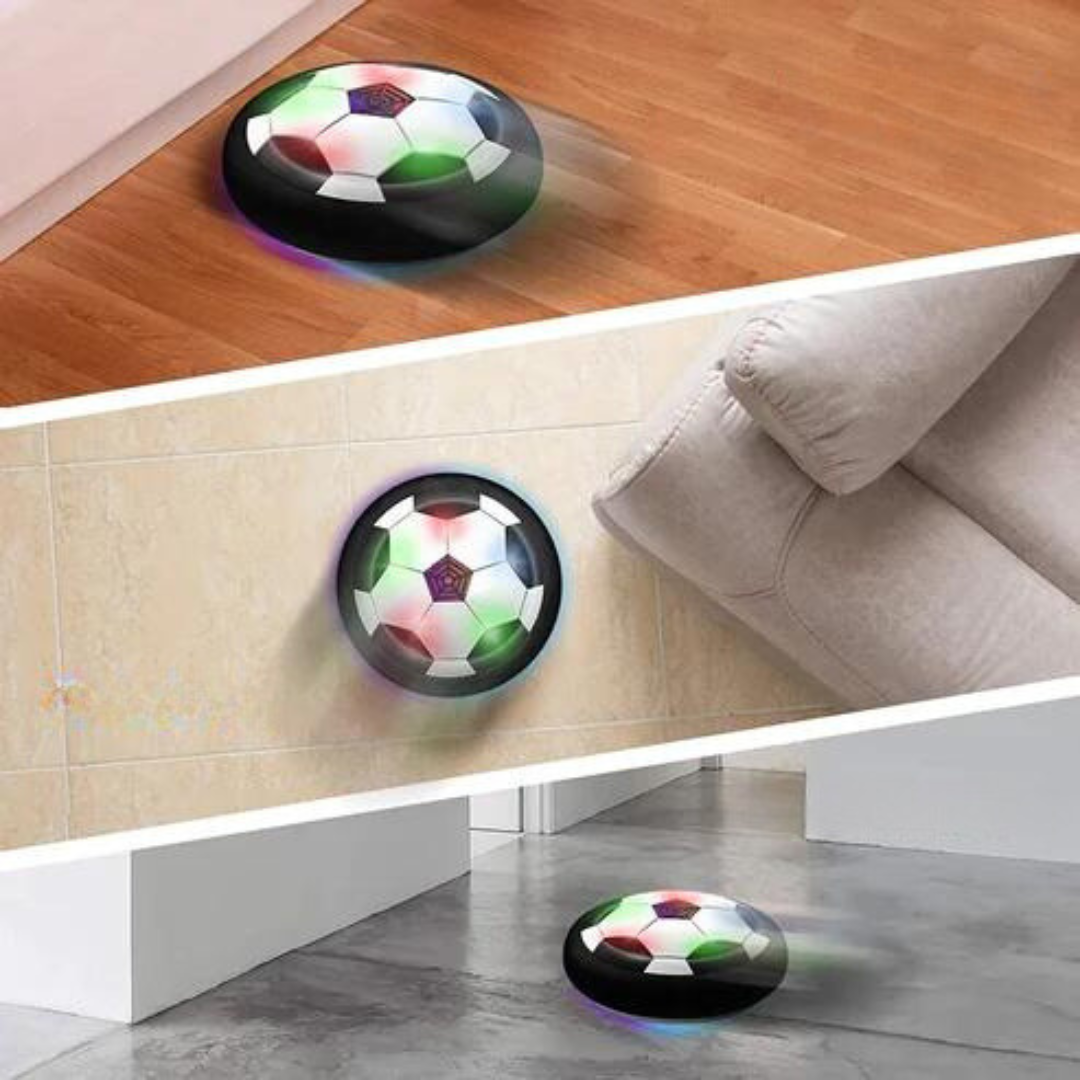 Schwebender LED-Fußball, Indoor-Spielzeug, bunt, für Kinder, sicherer Spielspaß im Haus.