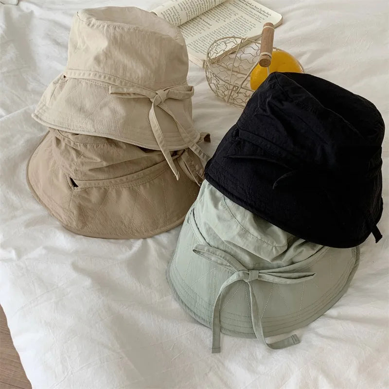 Damfiskekängor med snörning och solskydd - Aislyn