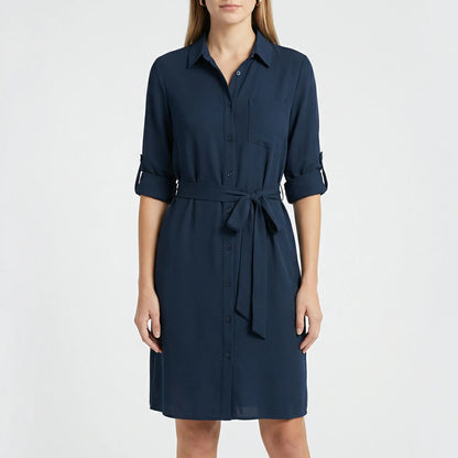Kragenhemdkleid Mit Taille - Delia