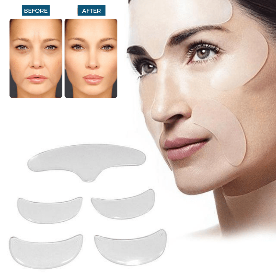 Silikon-anti-aging-plåster - SilkiPatch