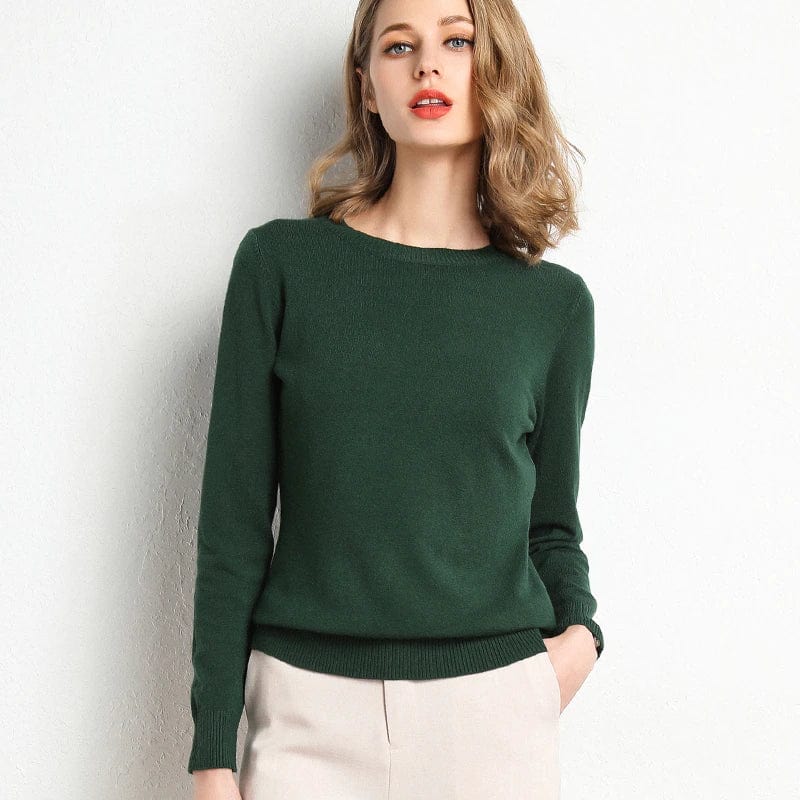 Langarm-Pullover Mit Rundhalsausschnitt - Katrin