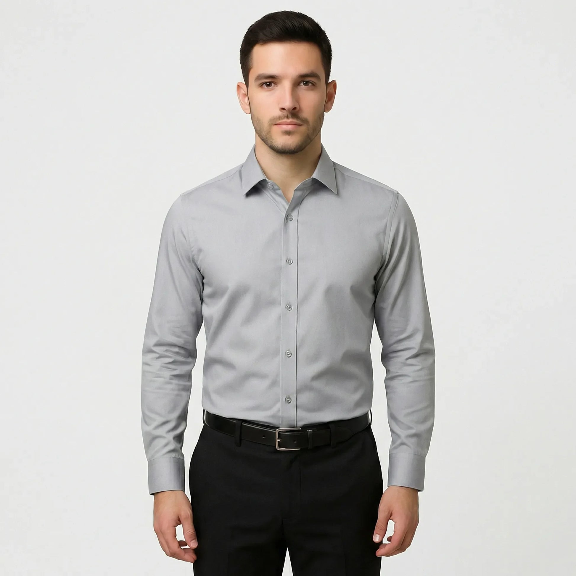 Langarm Slim Fit Hemd - Kian