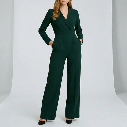 Langärmeliger Jumpsuit Mit Tailliertem Schnitt - Frederike