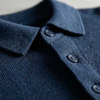 Langärmeliger Polo-Pullover - Tiago