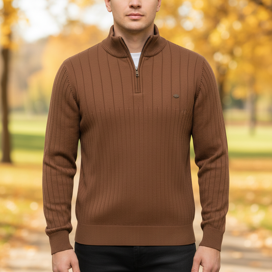 Langärmlige Pullover Mit Reißverschluss - Noah