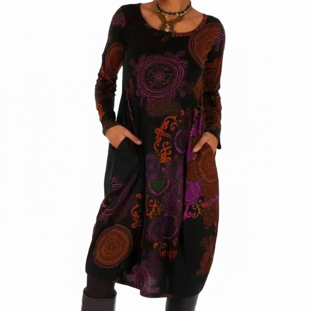 Langärmliges Boho-Kleid - BohoCharm 