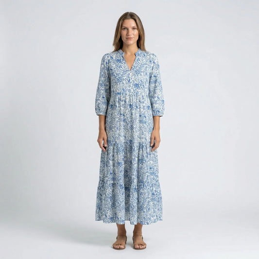 Langes Gestuftes Maxikleid - Kimberley