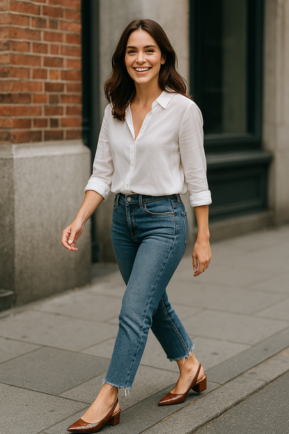 Lara Signature Pumps – Croco-look med garanti för fotkomfort