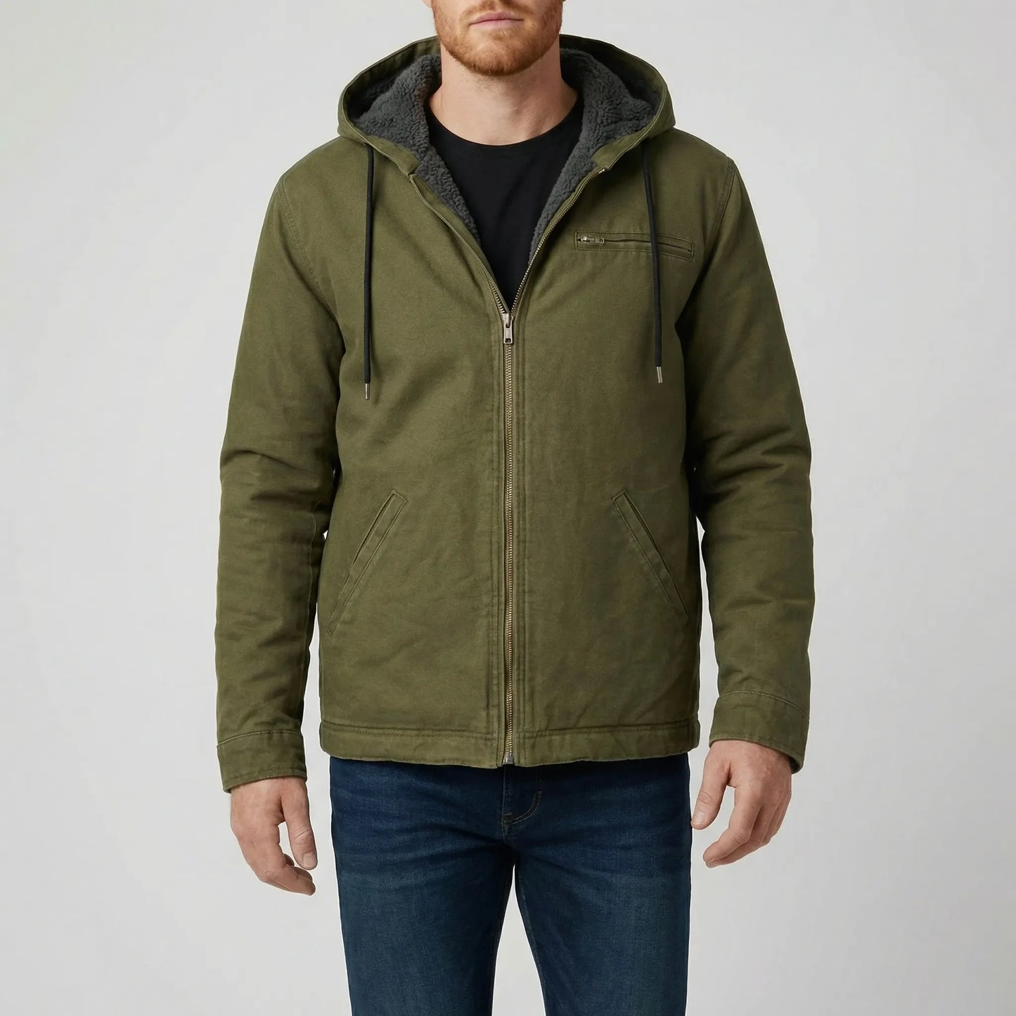Lässige Kapuzenjacke Zum Layern - Yves