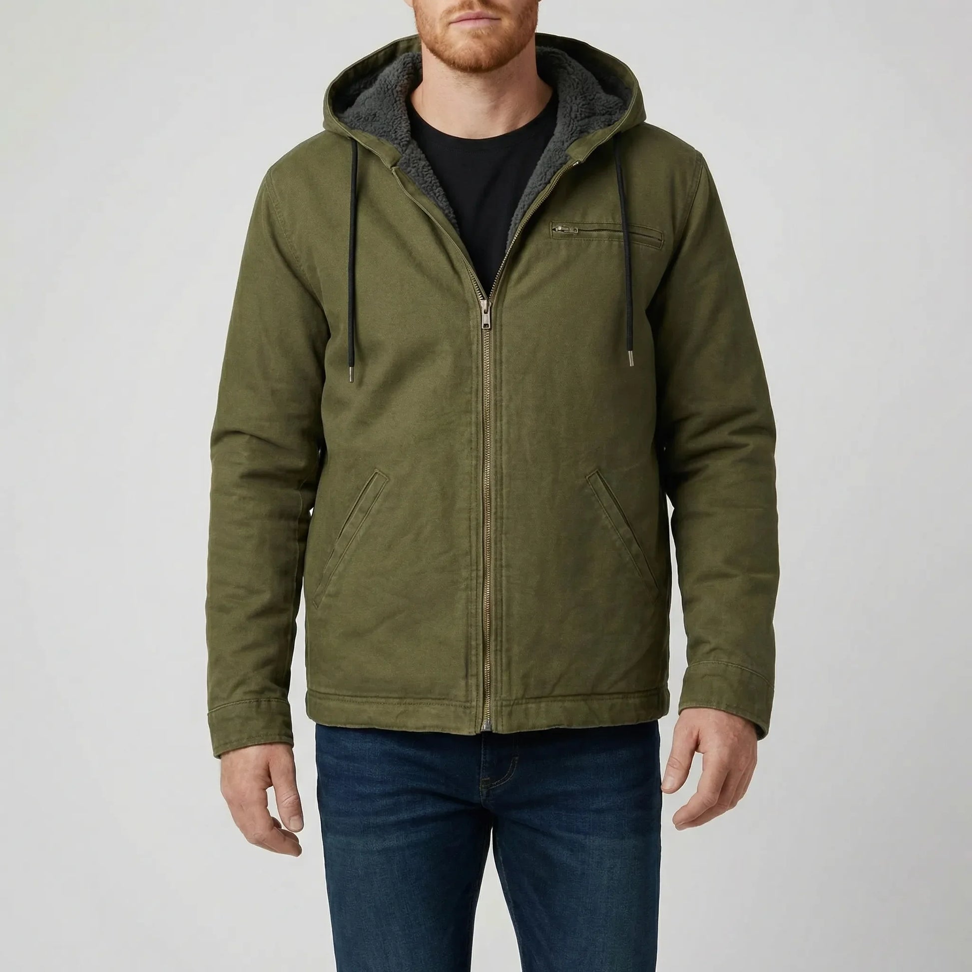 Lässige Kapuzenjacke Zum Layern - Yves