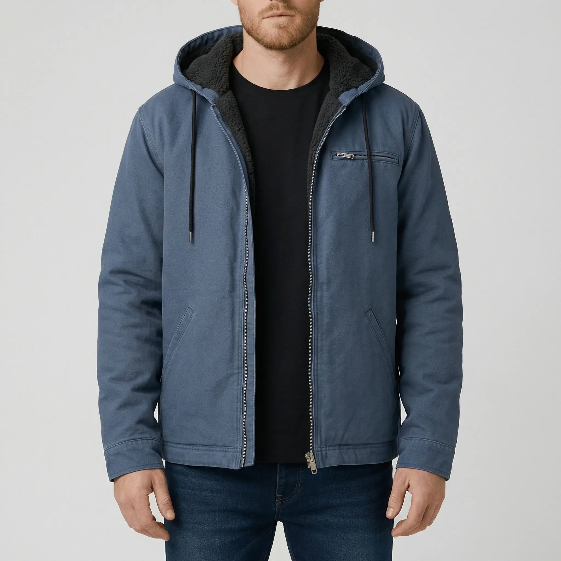 Lässige Kapuzenjacke Zum Layern - Yves