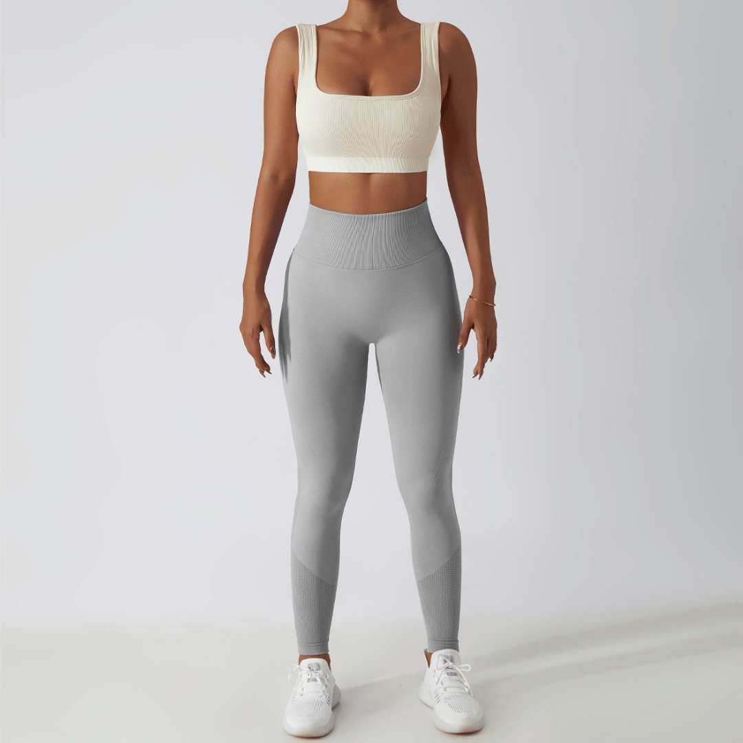 Dam-sportleggings med hög midja – FlexFit