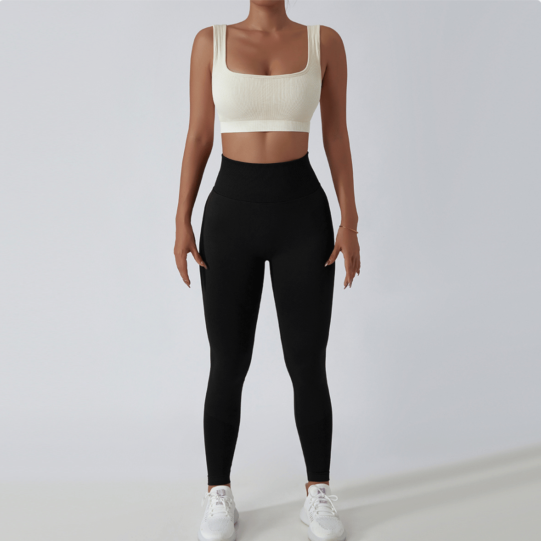 Dam-sportleggings med hög midja – FlexFit