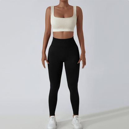 Dam-sportleggings med hög midja – FlexFit