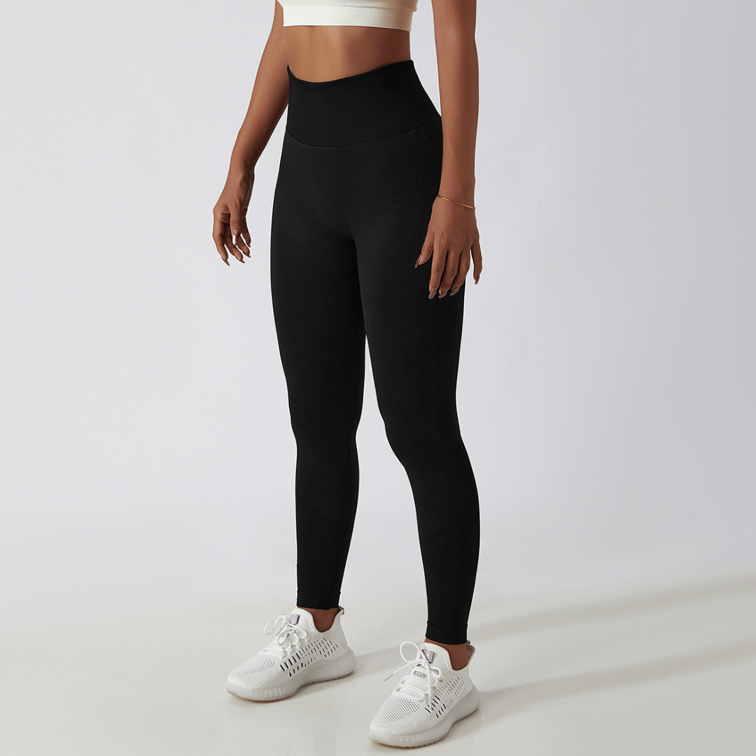 Dam-sportleggings med hög midja – FlexFit