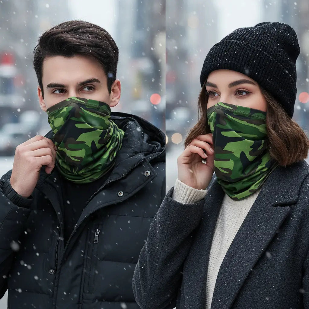 Lätt sömlös halsduk av polyester - ThermaLoop