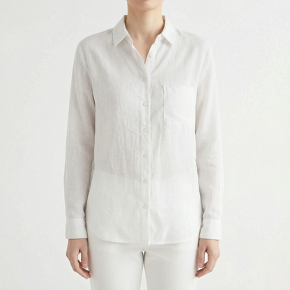 Lightweight Button-Up Shirt -  Alison