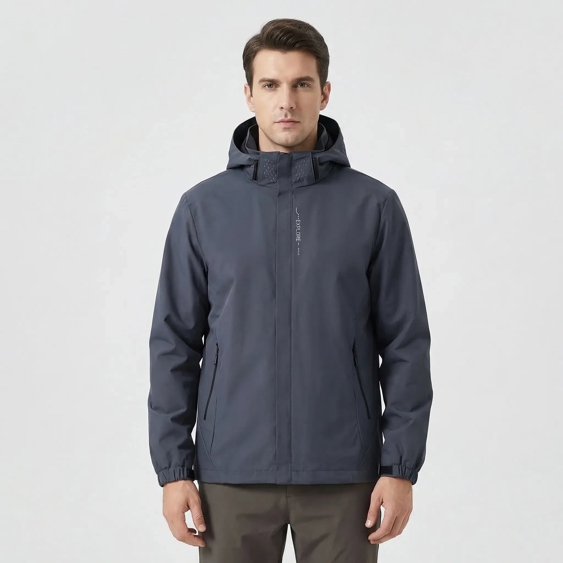 Lightweight Hooded Outdoor Rain Jacket -  Torrex
