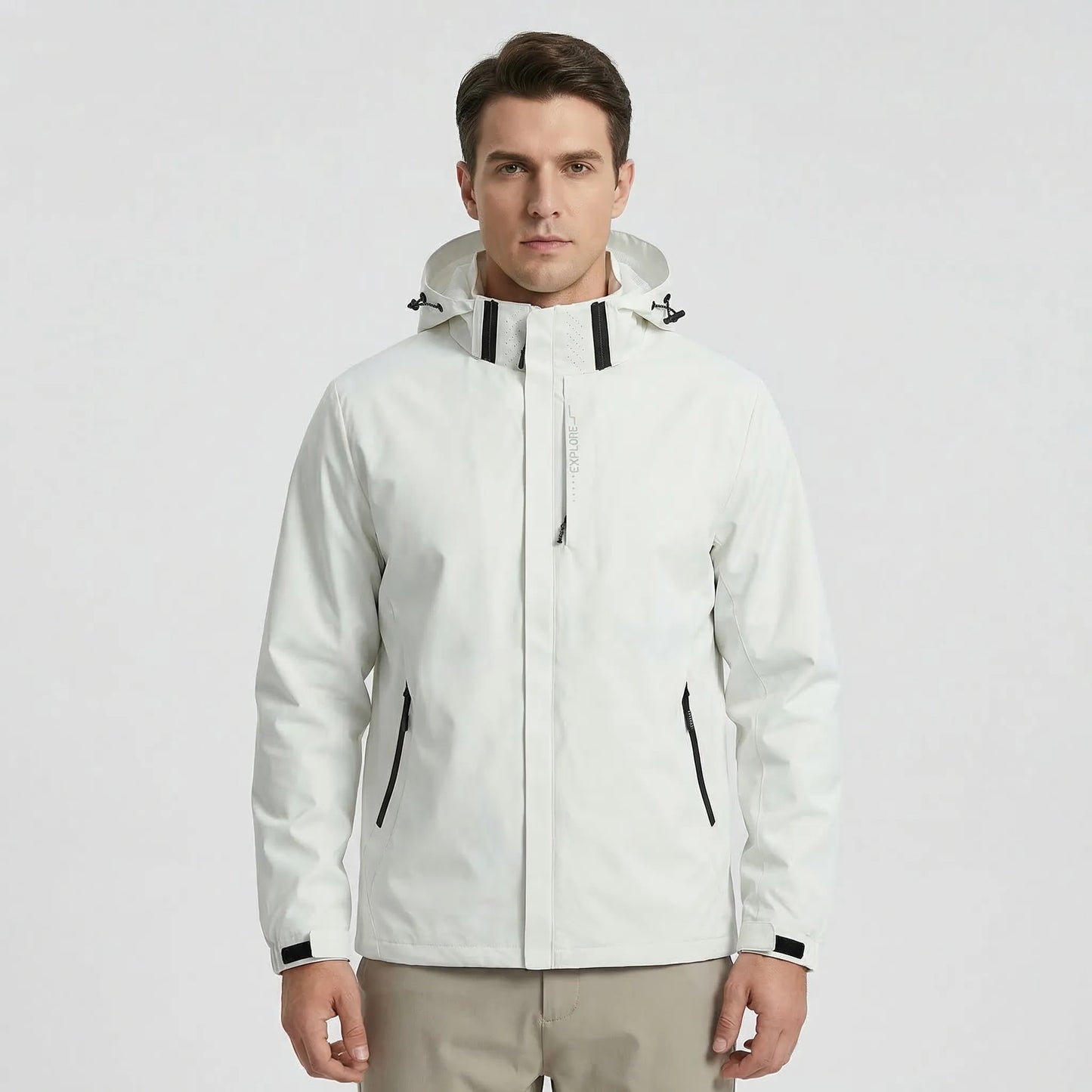 Lightweight Hooded Outdoor Rain Jacket -  Torrex