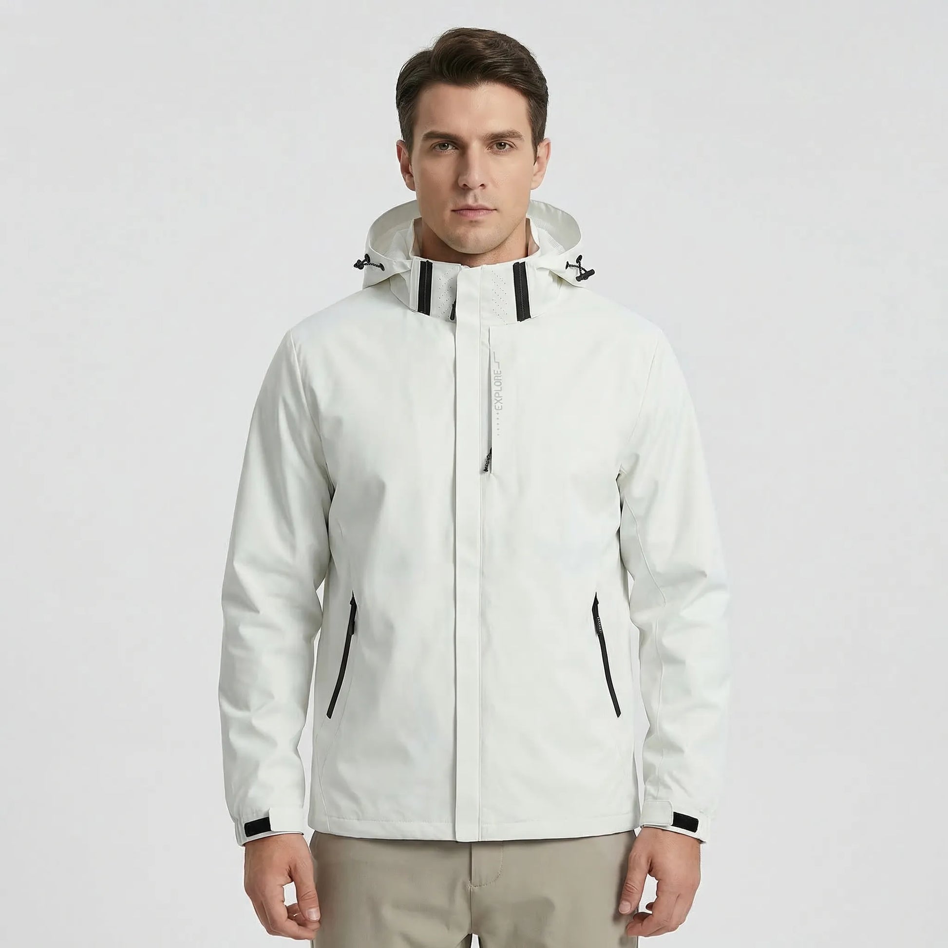 Lightweight Hooded Outdoor Rain Jacket -  Torrex