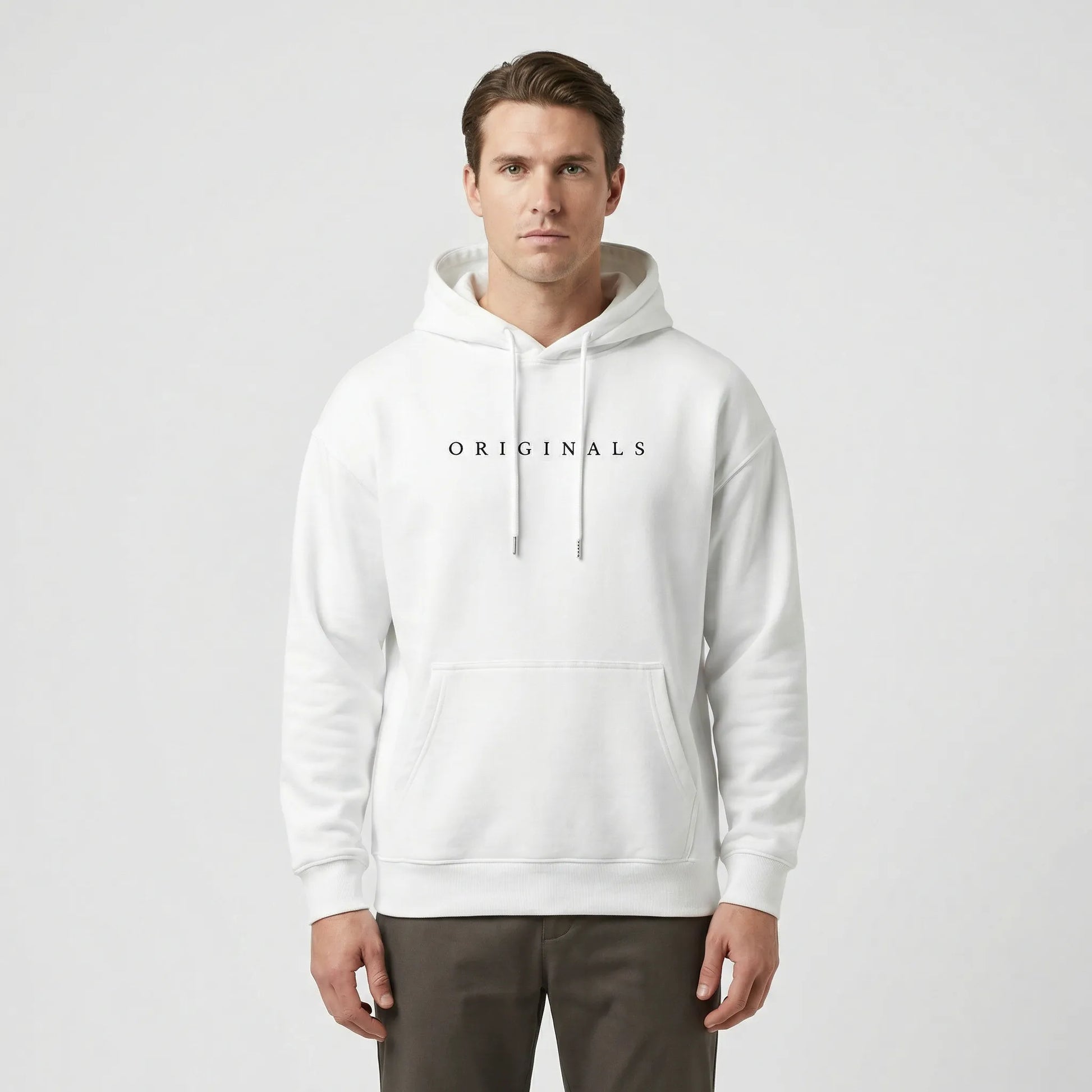 Locker Geschnittener Kapuzenpullover - Jesper