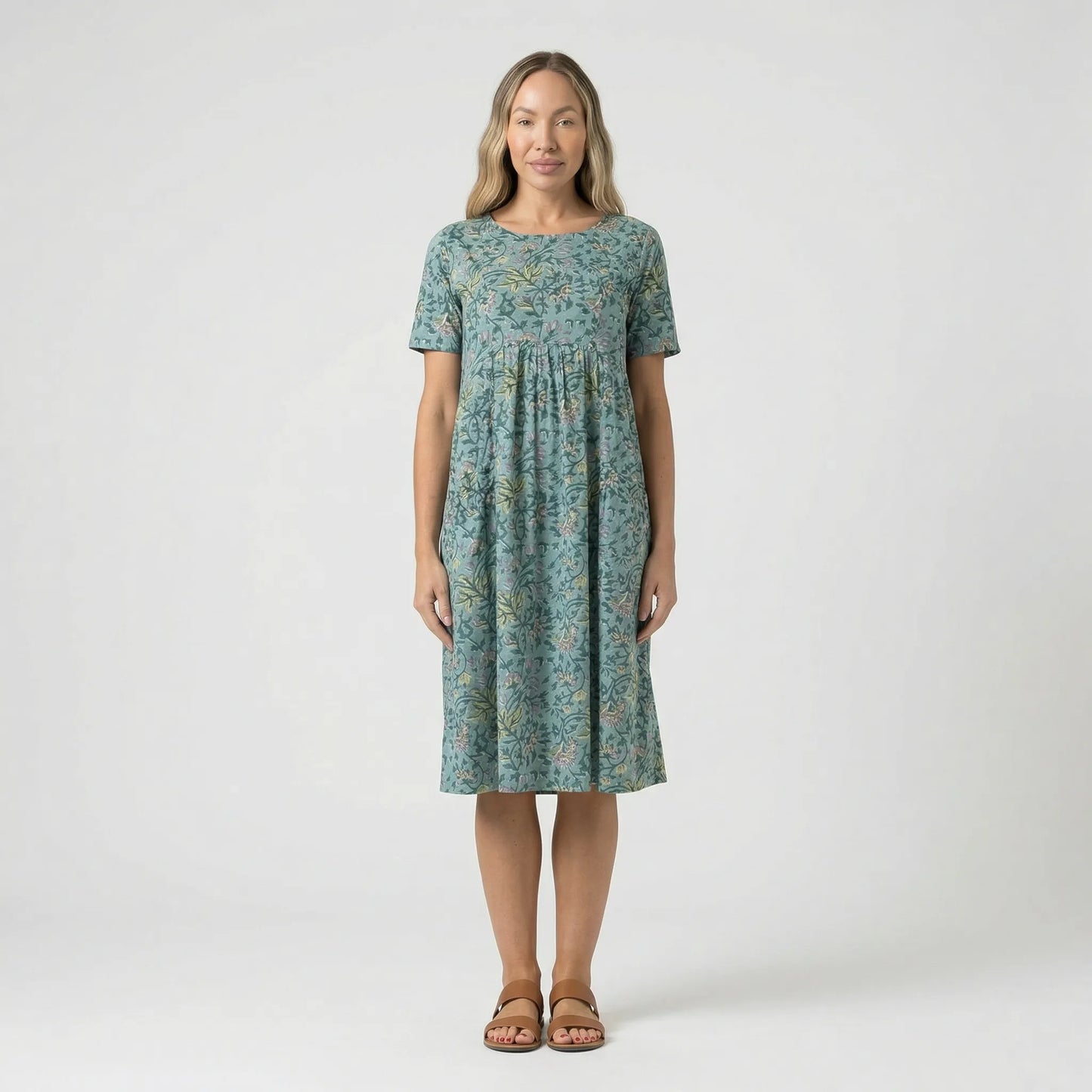 Locker Sitzendes Midikleid - Sandy
