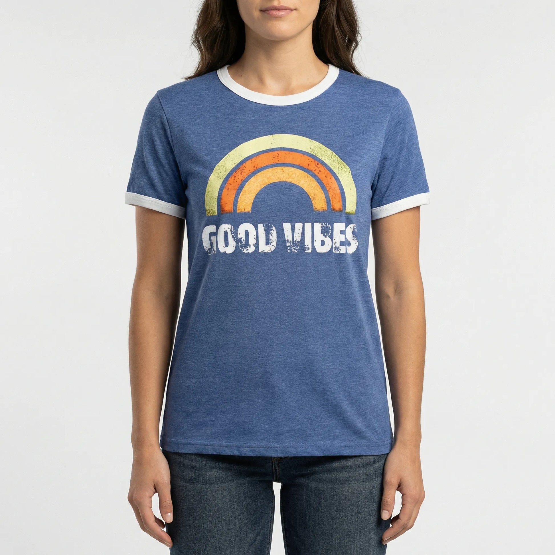 Lockeres Damen-Shirt Mit Regenbogenmotiv - Debbie