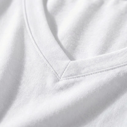 Lockeres V-Ausschnitt-Shirt - Nadine