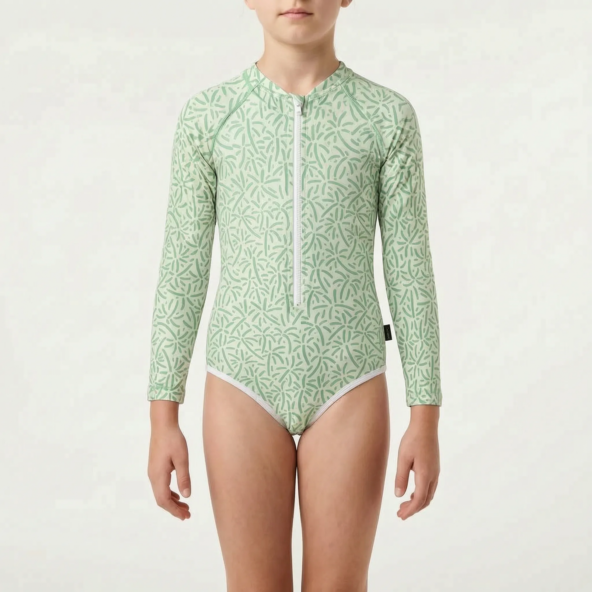 Long-Sleeved Children's Swimsuit - Pebblekin