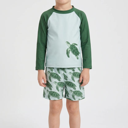 Long Sleeve Swimwear Set - Shellox