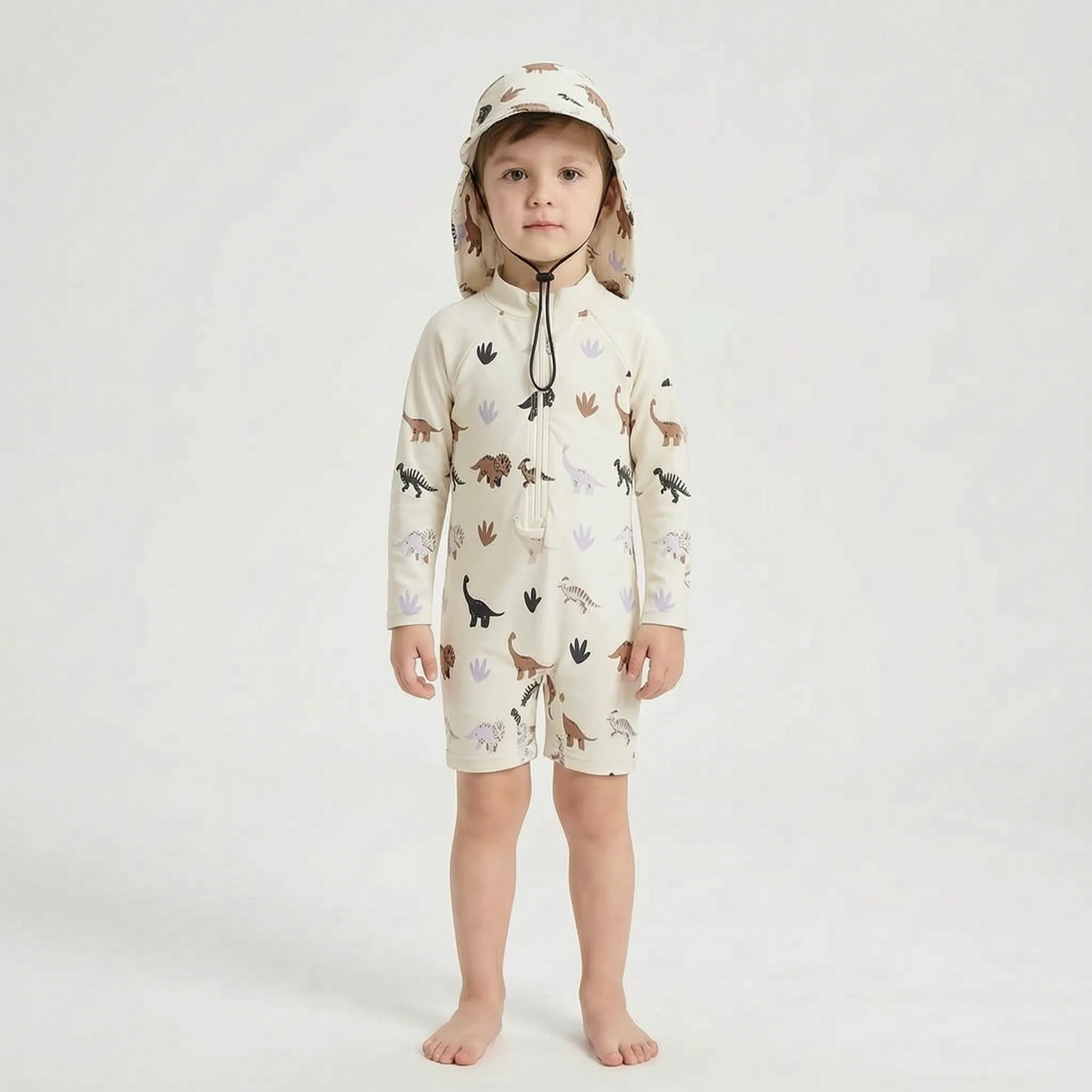 Long Sleeve Toddler Swimsuit Set - Shellkin